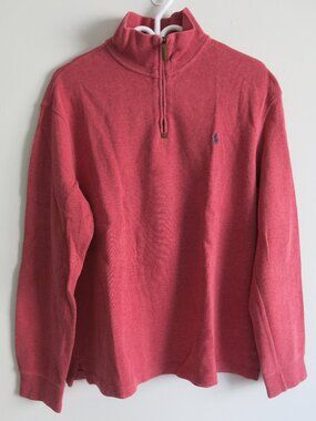 Polo by Ralph Lauren 100% Cotton Long Sleeve Pullover Sweater - Size Large